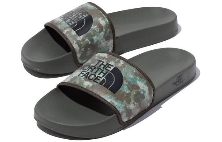 Buy 北面/THE NORTH FACE 迷彩印花 家居拖鞋 男款 黑色