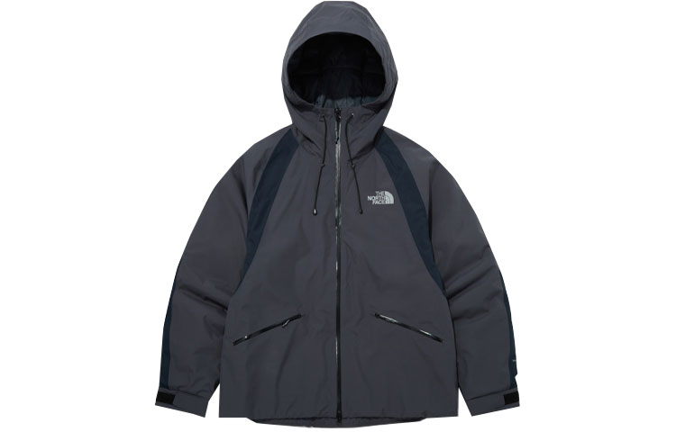 The North Face SLOPE Atom Logo Waterproof Windproof Padded Hoodie Dark Grey NJ3NP57L