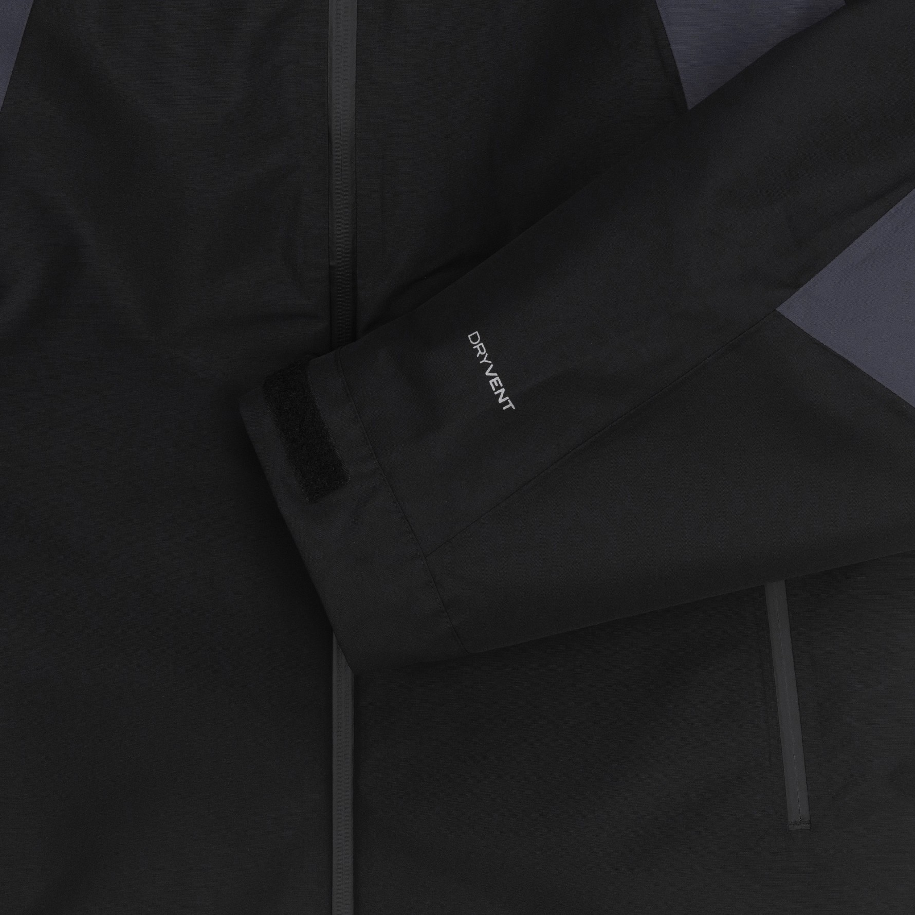 TNF Slope Logo Print Colorblock Zip Hoodie Jacket Black Mens NJ2HQ51K 圖 6