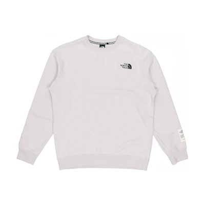 TNF Small Logo Crewneck Sweatshirt Unisex Light Gray NM5MM52B