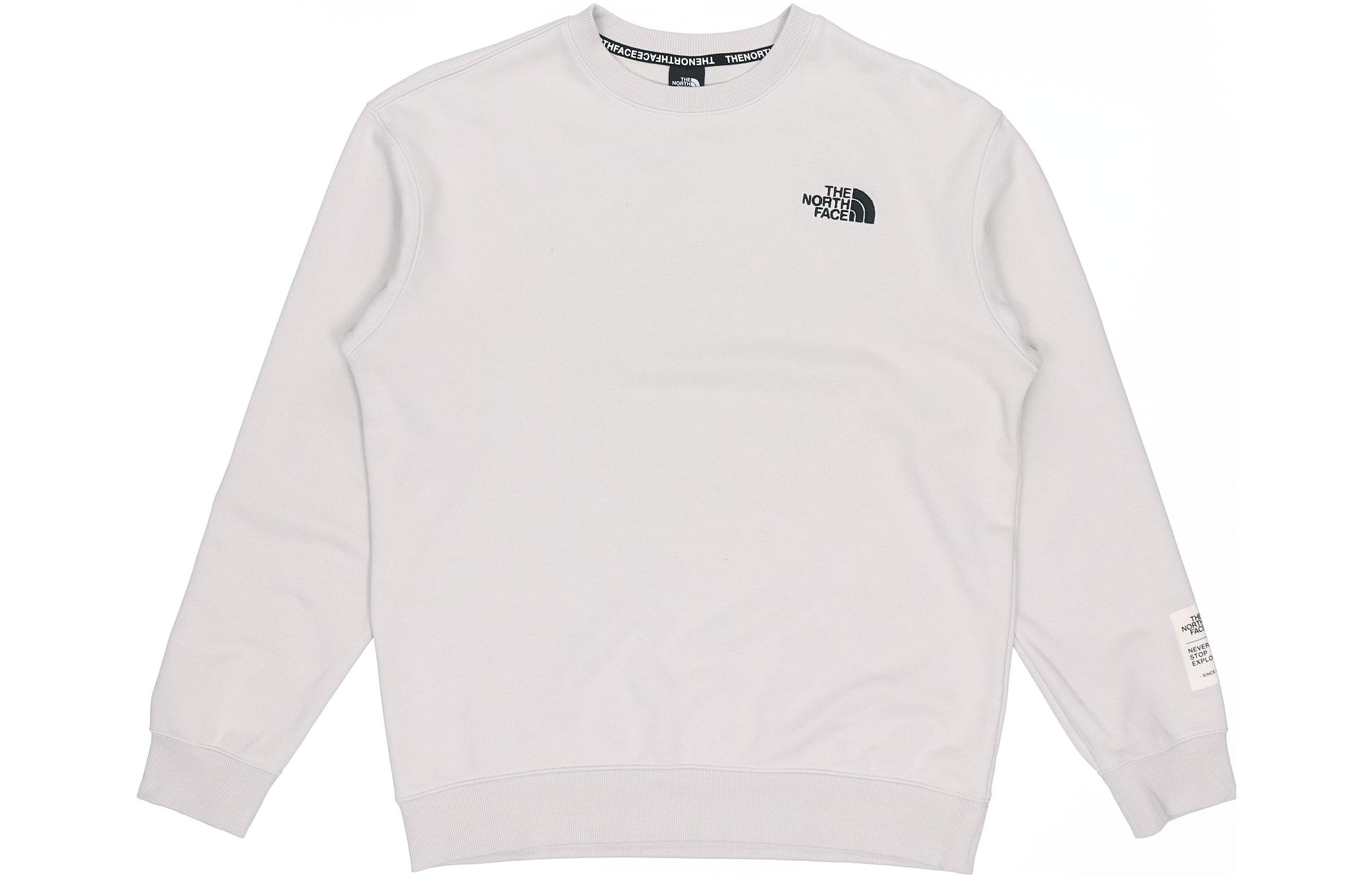 Order The North Face Small Logo Crewneck Sweatshirt Unisex Light Gray NM5MM52B