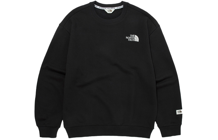 TNF Small Logo Pullover Crewneck Sweatshirt Black (Unisex) NM5MM50J