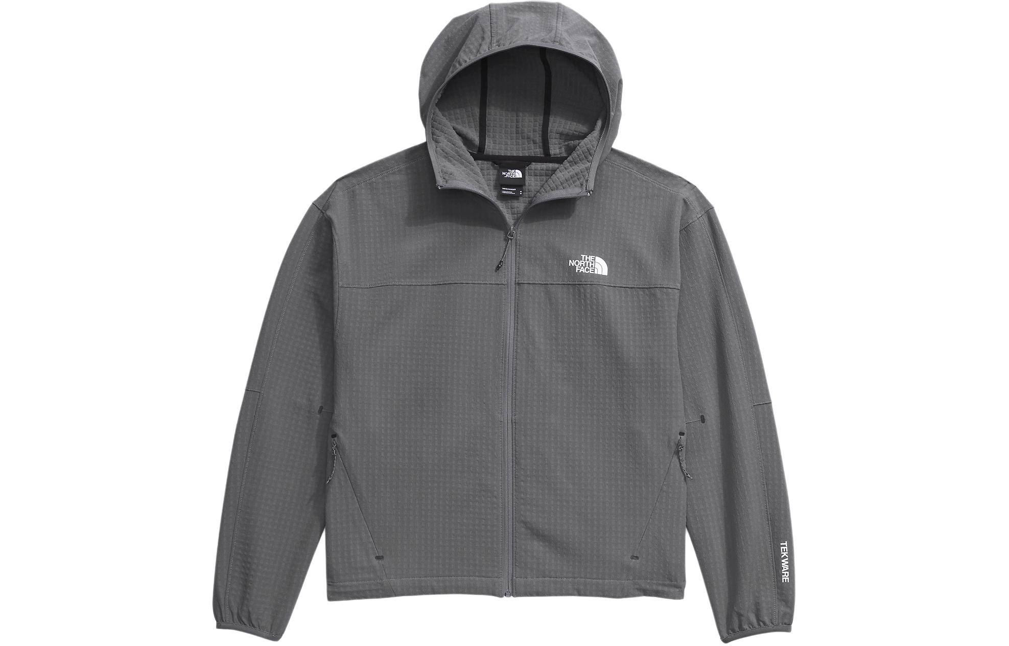 TNF Smoky Pearl Zip Hoodie Outdoor Jacket NF0A84EZ-0UZ