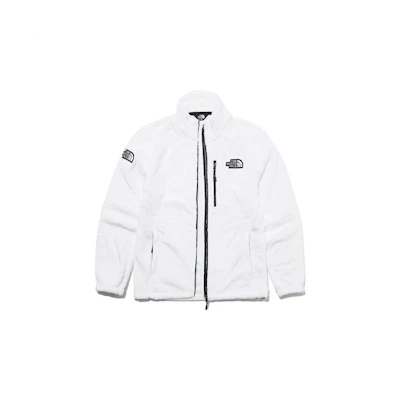 TNF Snow Day Fleece Jacket White - Casual Sport Stand Collar NN4FL53C