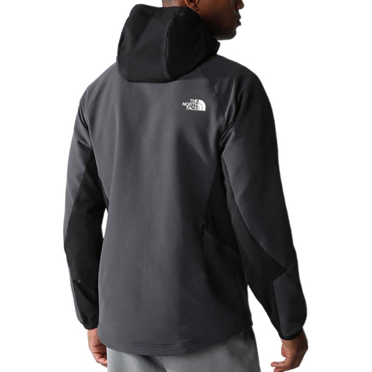 TNF Softshell Black Logo Hooded Hiking Jacket NF0A7ZF5-TLY 圖 7