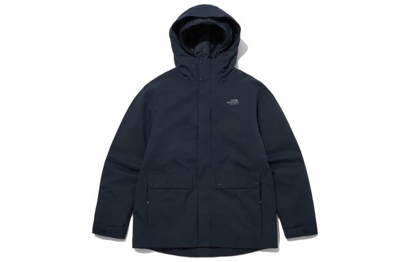 TNF Solid Black Utilitarian Hooded Jacket NJ2YP50B