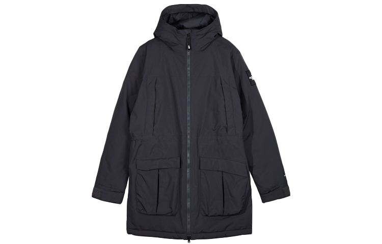 TNF Solid Black Zip-Up Hooded Jacket NF0A4M830-C51