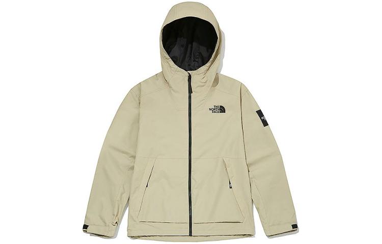 TNF Solid Color Casual Hoodie Sports Jacket - Khaki NJ4HM04K