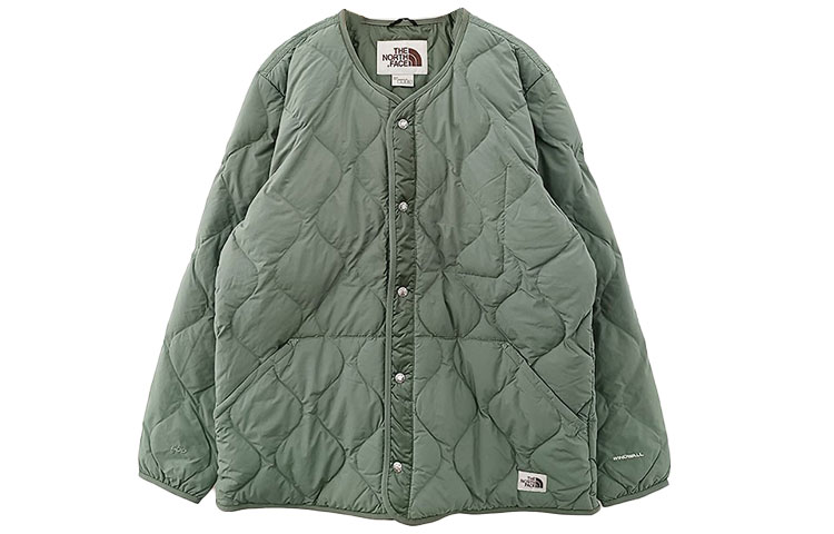 TNF Solid Color Down Jacket Winter Olive Green NF0A5AZS-17P
