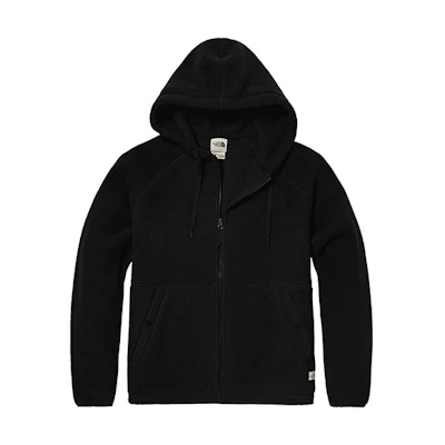 TNF Solid Color Fleece Lined Hooded Jacket NF0A7QOV-JK3