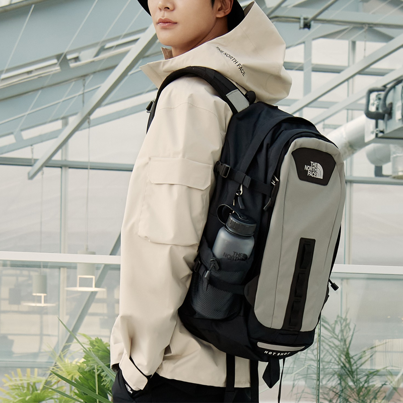 TNF Solid Color Hooded Bomber Jacket Khaki NJ2HN05B 圖 4