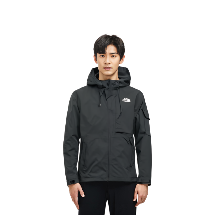 TNF Solid Color Hoodie Jacket Black NJ2HN05A 圖 5