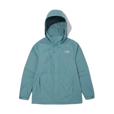 TNF Solid Color Hoodie Jacket Blue with Chest Logo Print NJ2HN01C