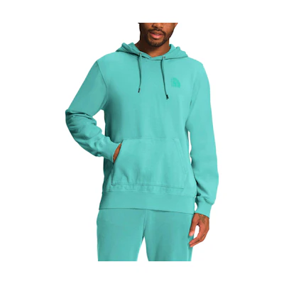TNF Solid Color Hoodie Long-Sleeve Knit Teal NF0A7UNW-314