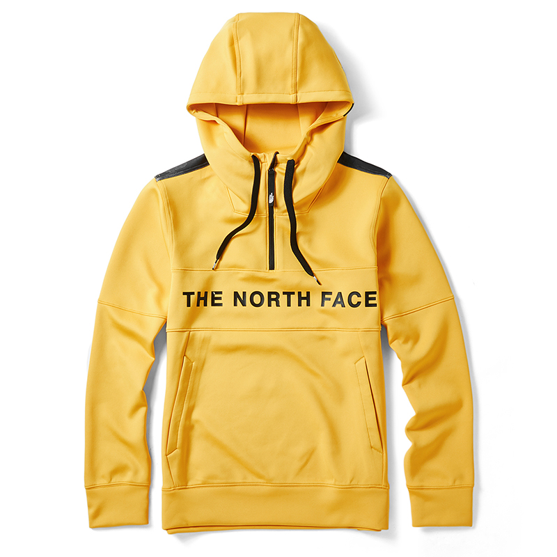 TNF Solid Color Knit Letter Sweatshirt Yellow - NF0A46HC-K02