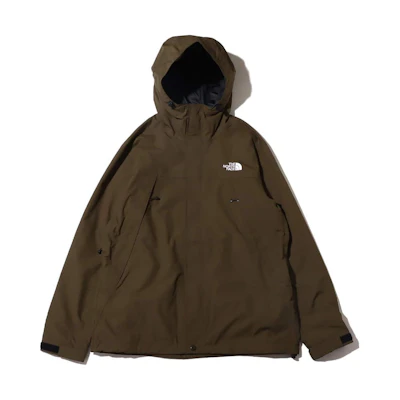 TNF Solid Color Logo Embroidered Brown Jacket NP62233-NT
