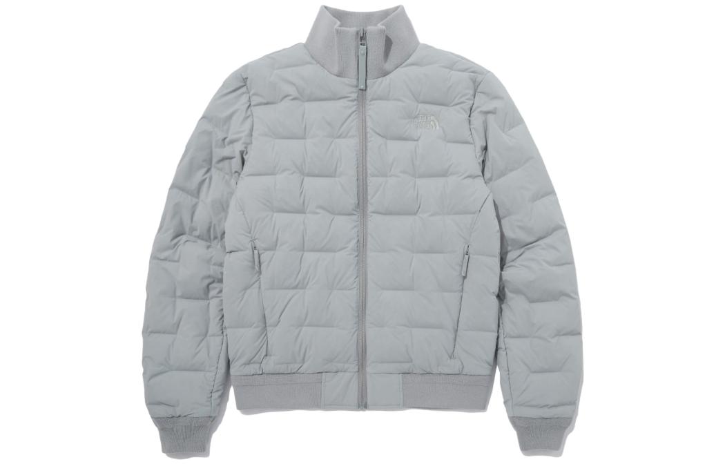 TNF Solid Color Logo Jacket - Gray NJ1DP64B