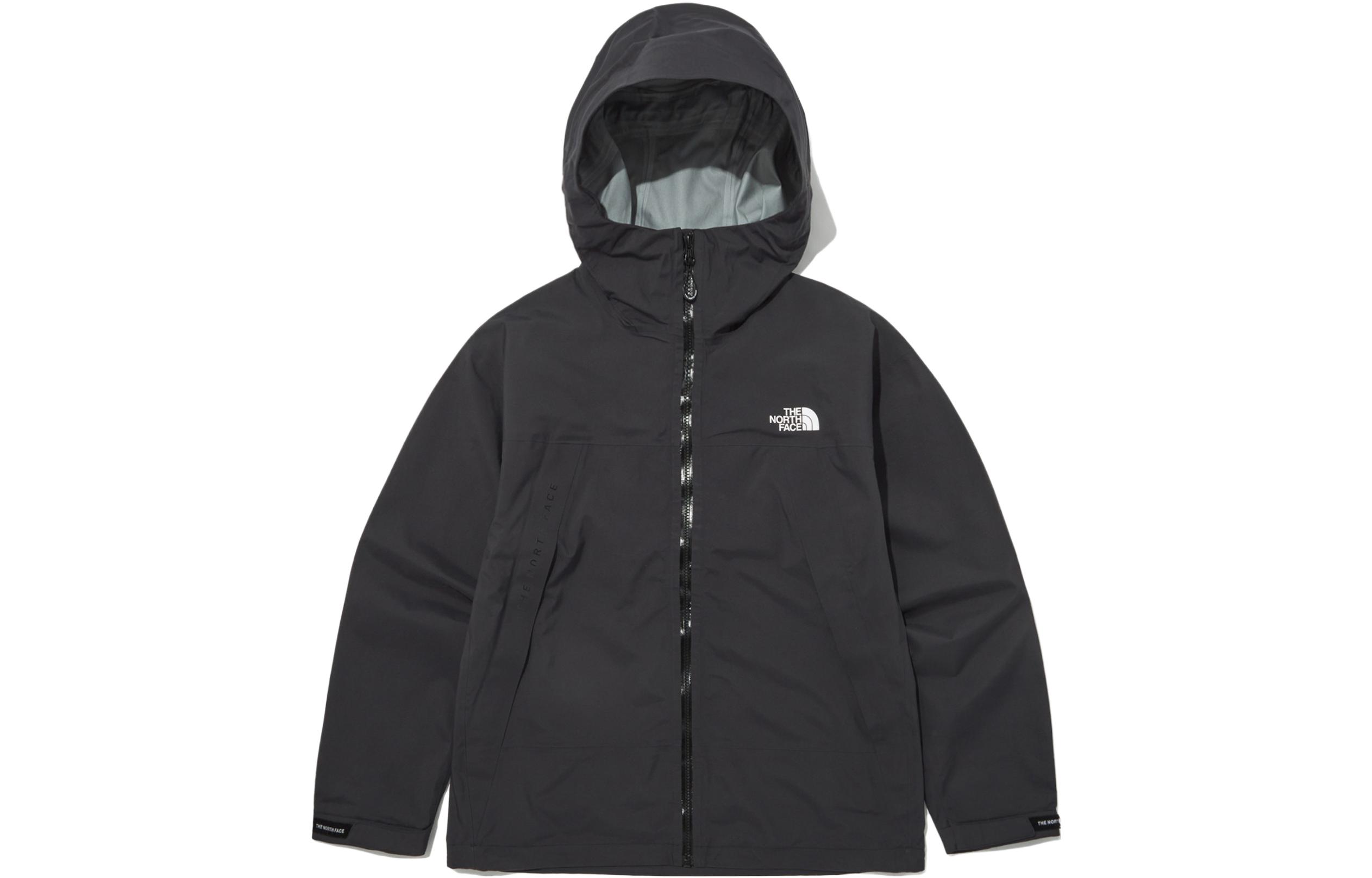 TNF Solid Color Logo Print Long Sleeve Hooded Jacket NJ2HP05A 圖 2