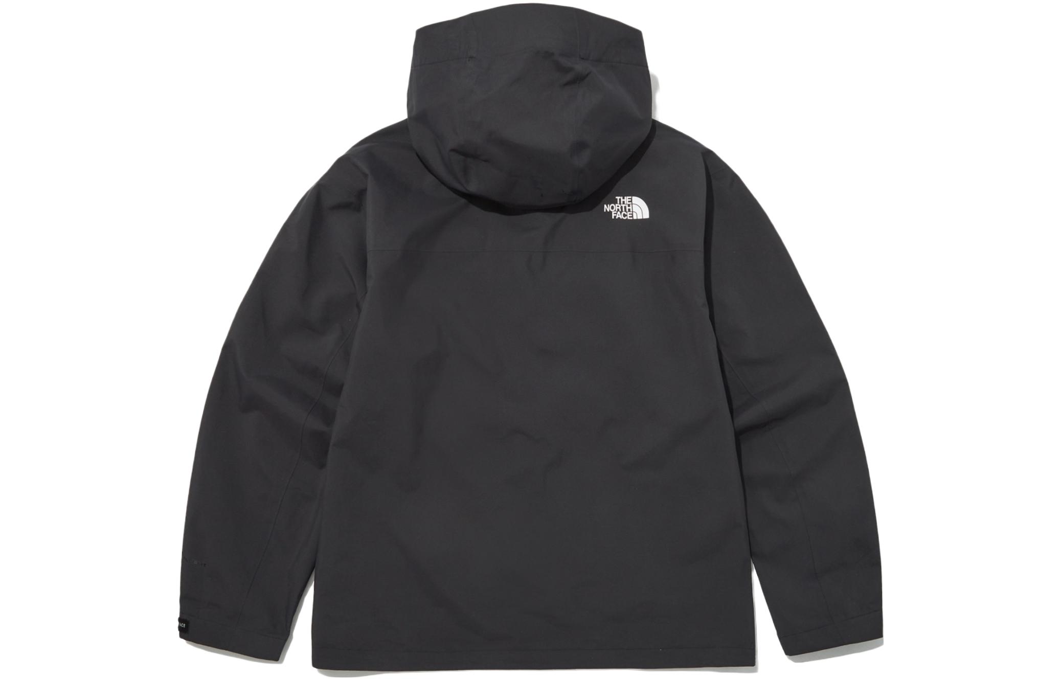 TNF Solid Color Logo Print Long Sleeve Hooded Jacket NJ2HP05A 圖 3