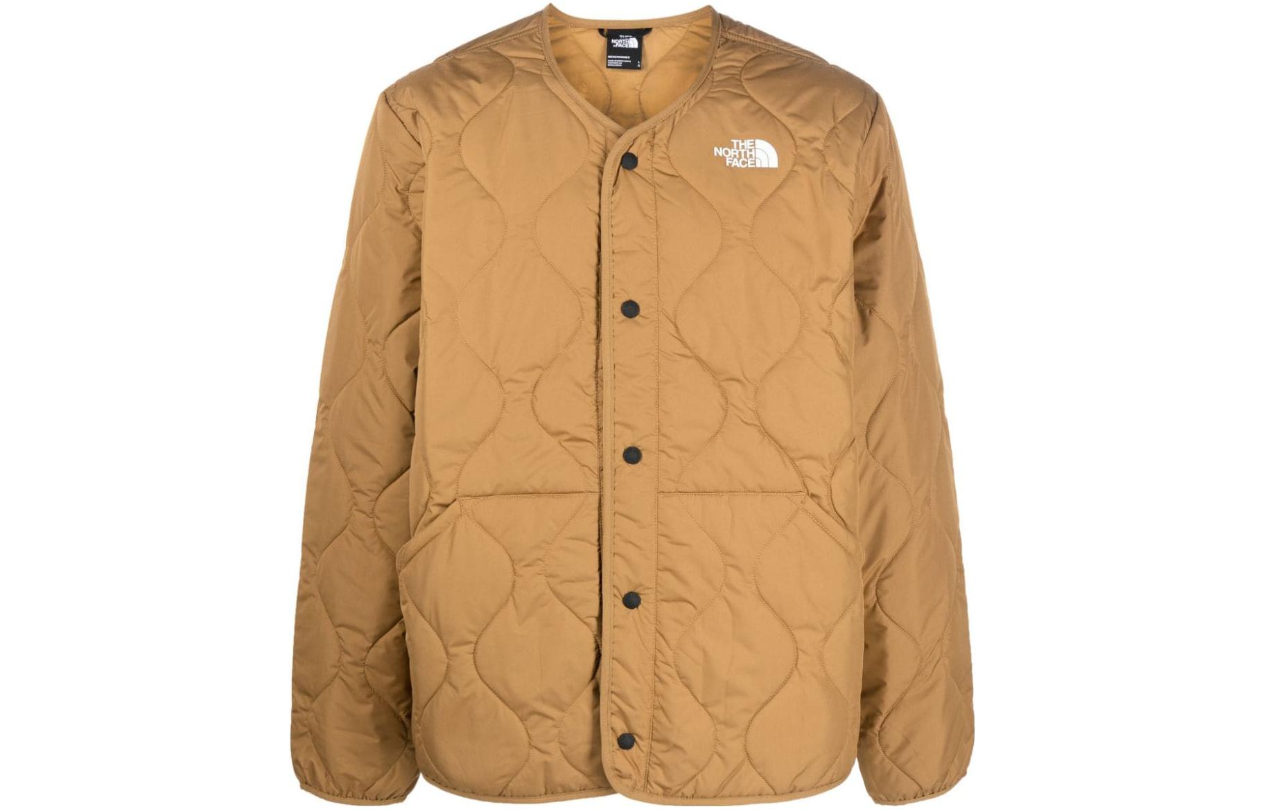 TNF Solid Color Long Sleeve Jacket Gold Brown NF0A852A1731