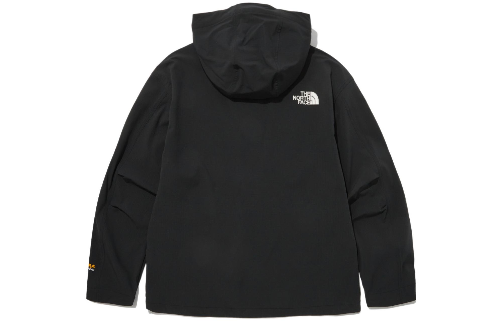 TNF Solid Color Loose Fit Zip Hoodie Jacket - Black NJ3BP07A 圖 3