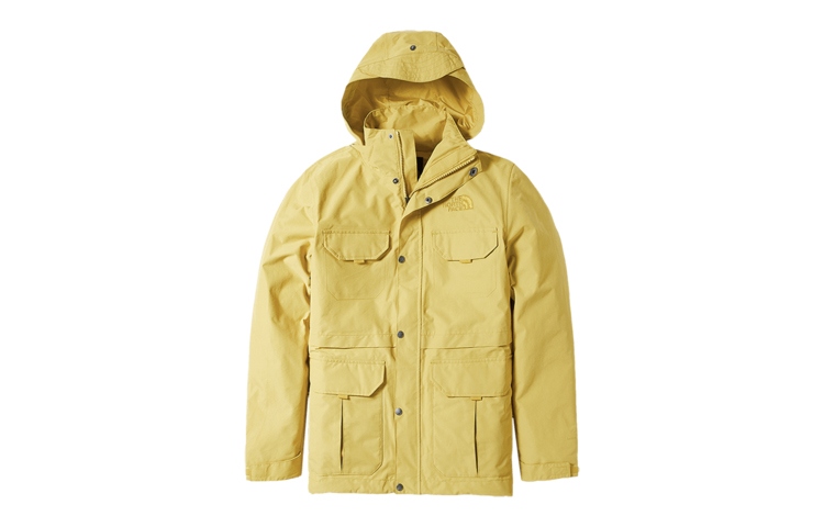 TNF Solid Color Waterproof Hiking Jacket with Hood 4979-ZBJ
