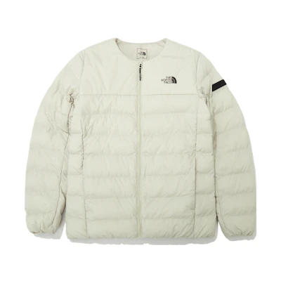 TNF Solid Color Zip-Up Crewneck Long-Sleeve Cotton Jacket NJ3NN51C