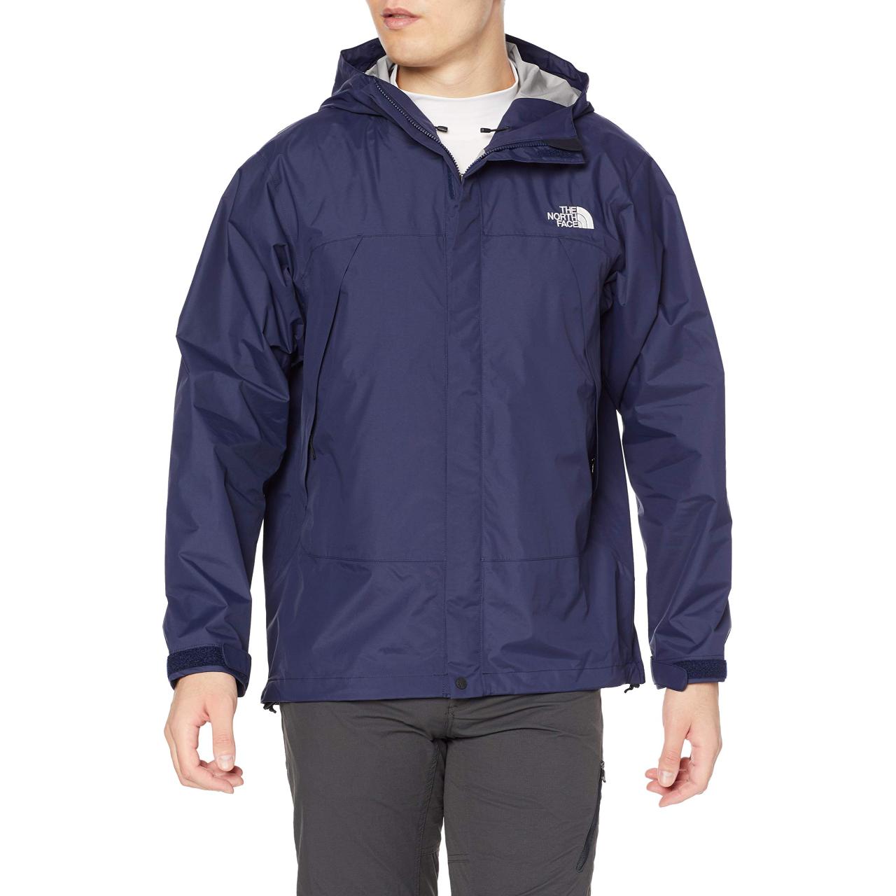 Details for 北面纯色蓝色拉链连帽夹克 NI2HN08O