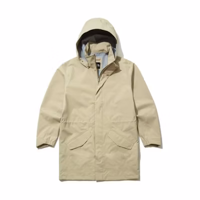 TNF Solid Color Zip-Up Hoodie Jacket Khaki NJ2HL07B