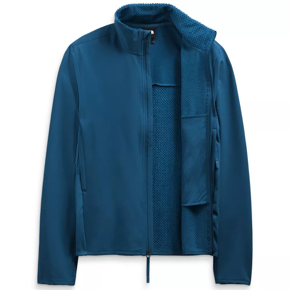 TNF Solid Color Zip-Up Jacket Blue NF0A5GAN-BH7