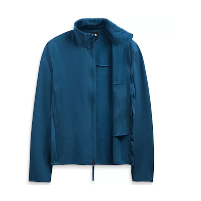 TNF Solid Color Zip-Up Jacket Blue NF0A5GAN-BH7