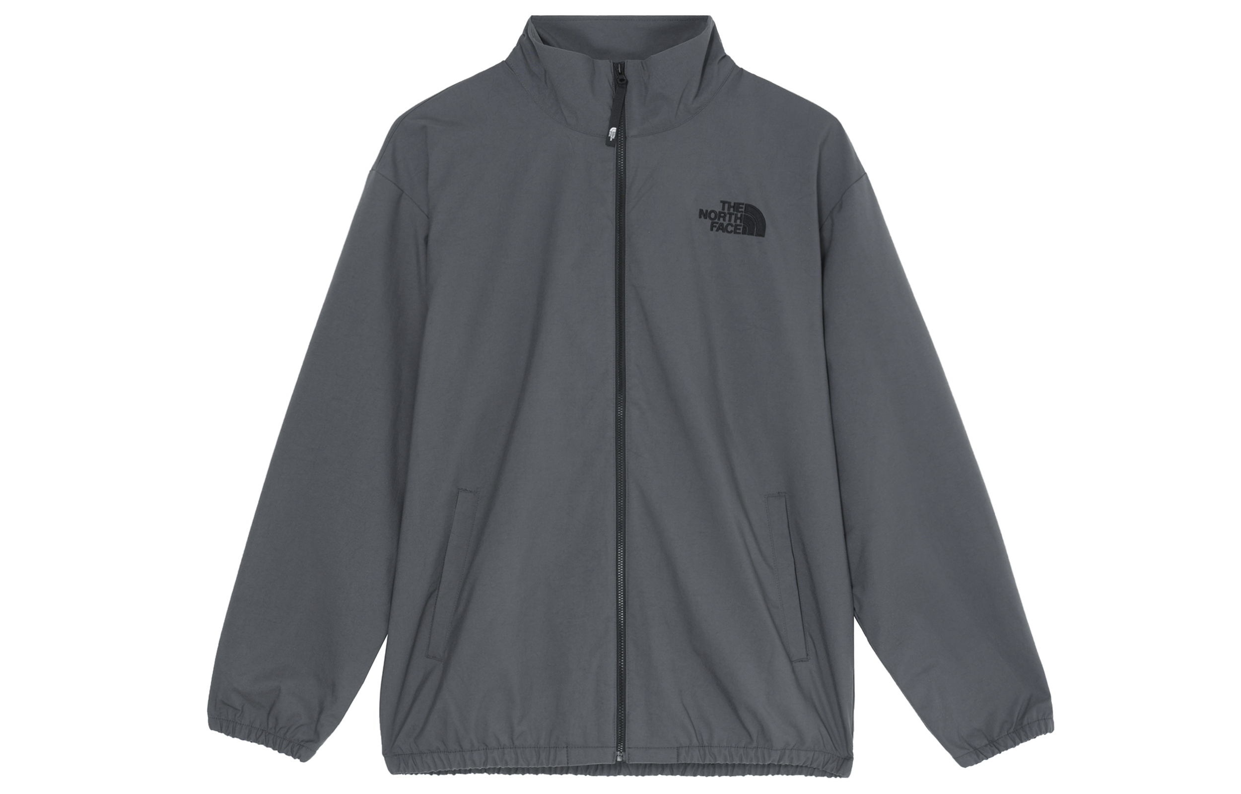 Buy ザ・ノース・フェイス ソリッドカラー ジップアップジャケット ライトグレー ユニセックス NI3BP65L