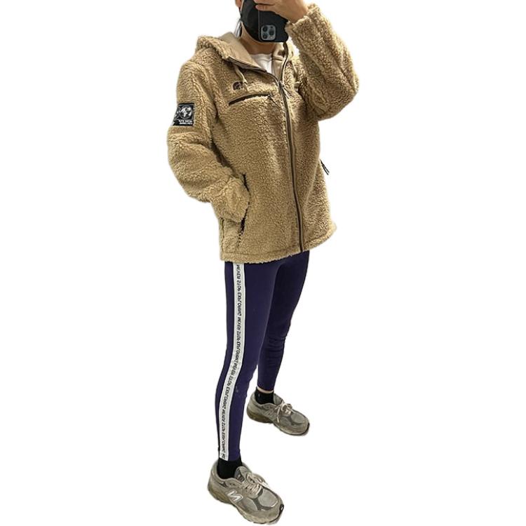 THE NORTH FACE Solid Fleece Zip Hoodie Jacket Unisex Brown. NJ4FM67B 圖 4