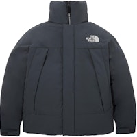The North Face Solid Gray Embroidered Logo Stand Collar Jacket NJ3NP50L The North Face Solid Gray Embroidered Logo Stand Collar Jacket NJ3NP50L
