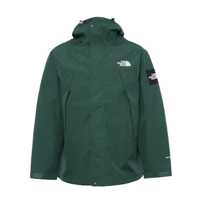 TNF Solid Green Zip-Up Hoodie Jacket NI2HN08K