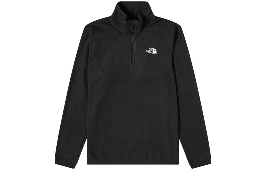 TNF Solid Half-Zip Pullover Sweatshirt Black NF0A48KR-C1