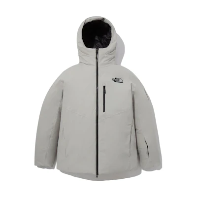 TNF Solid Light Beige Zip-Up Hoodie Jacket NJ3NP63C