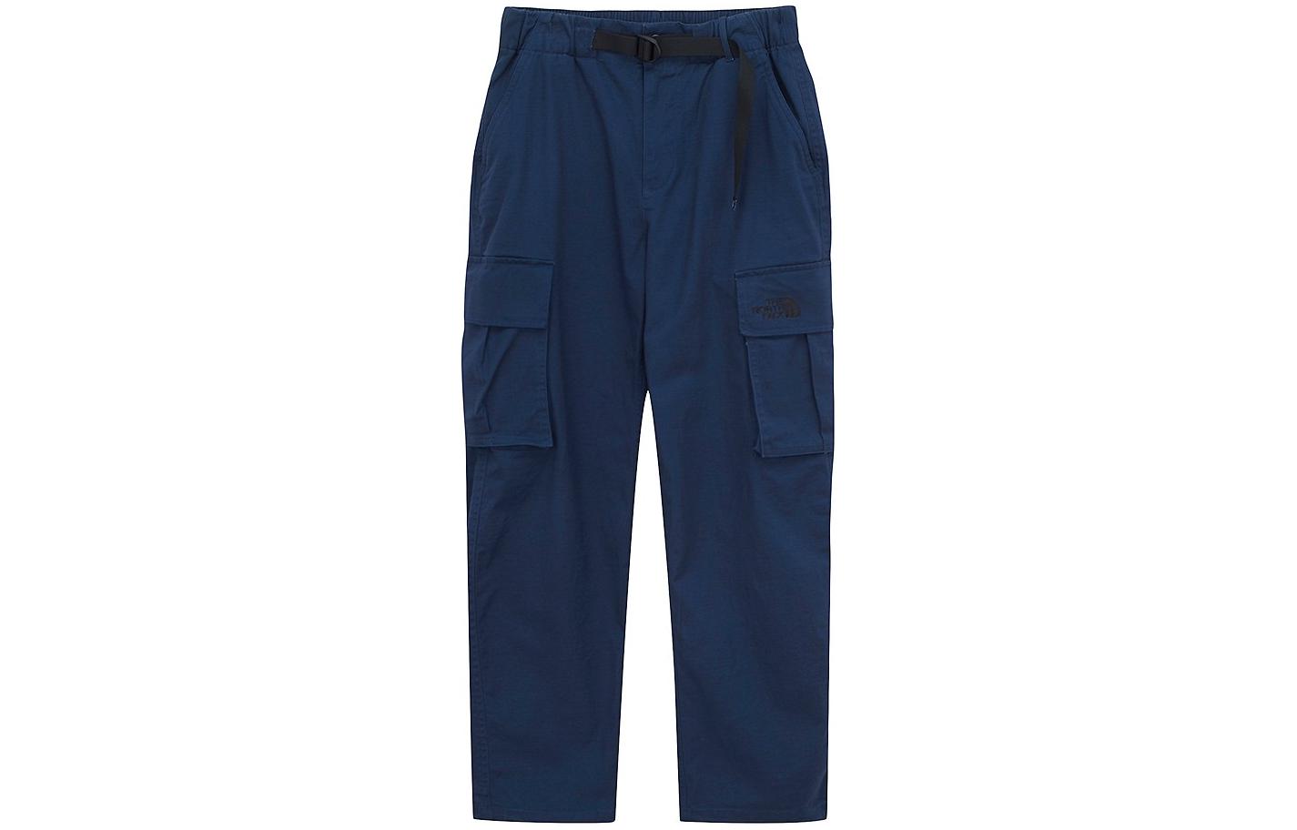 The North Face Solid Logo Cargo Pants Blue Casual Retro Style NP6NM50B