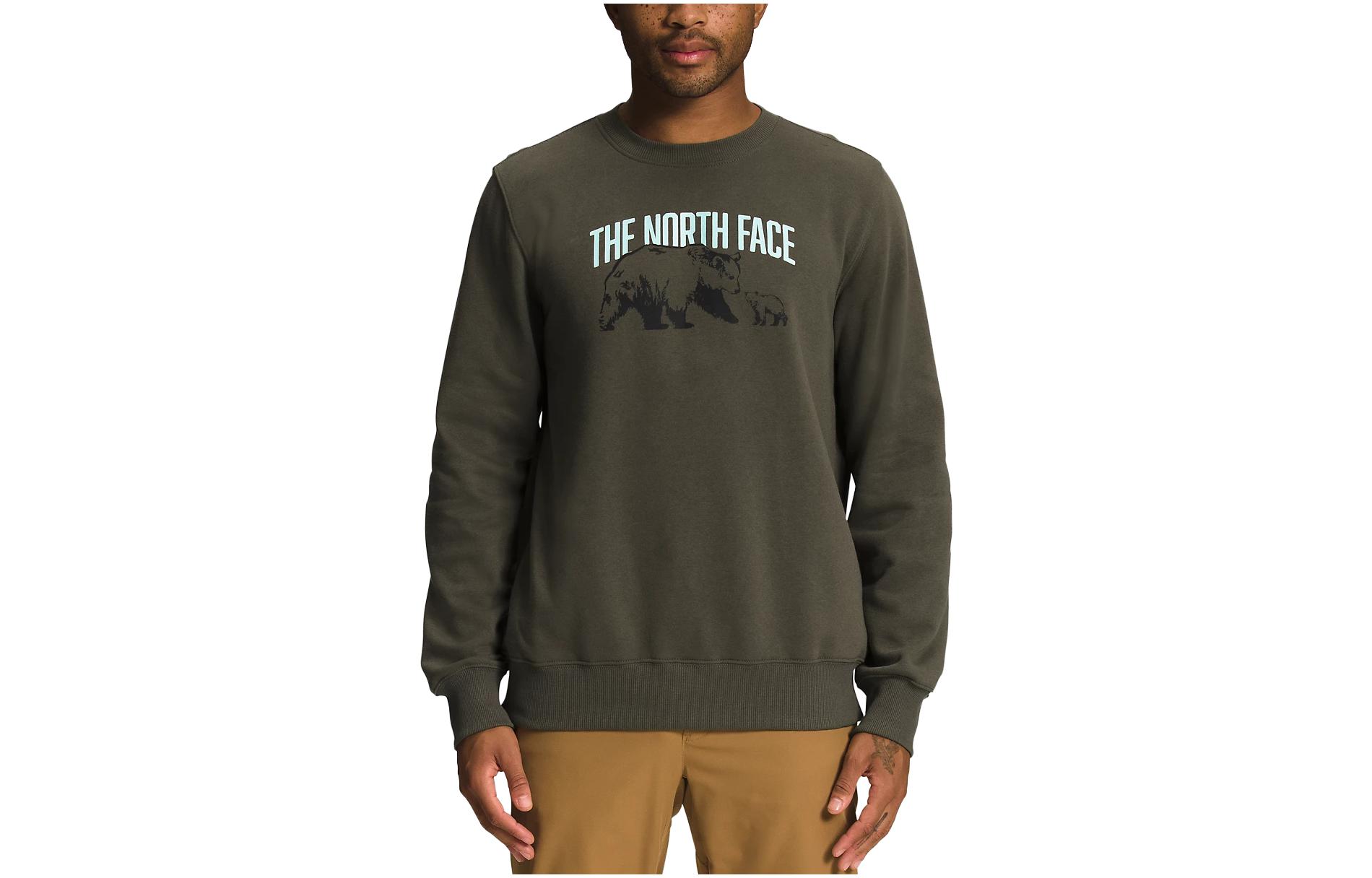 TNF Solid Logo Crewneck Sweatshirt Dark Gray NF0A811Q-KR5