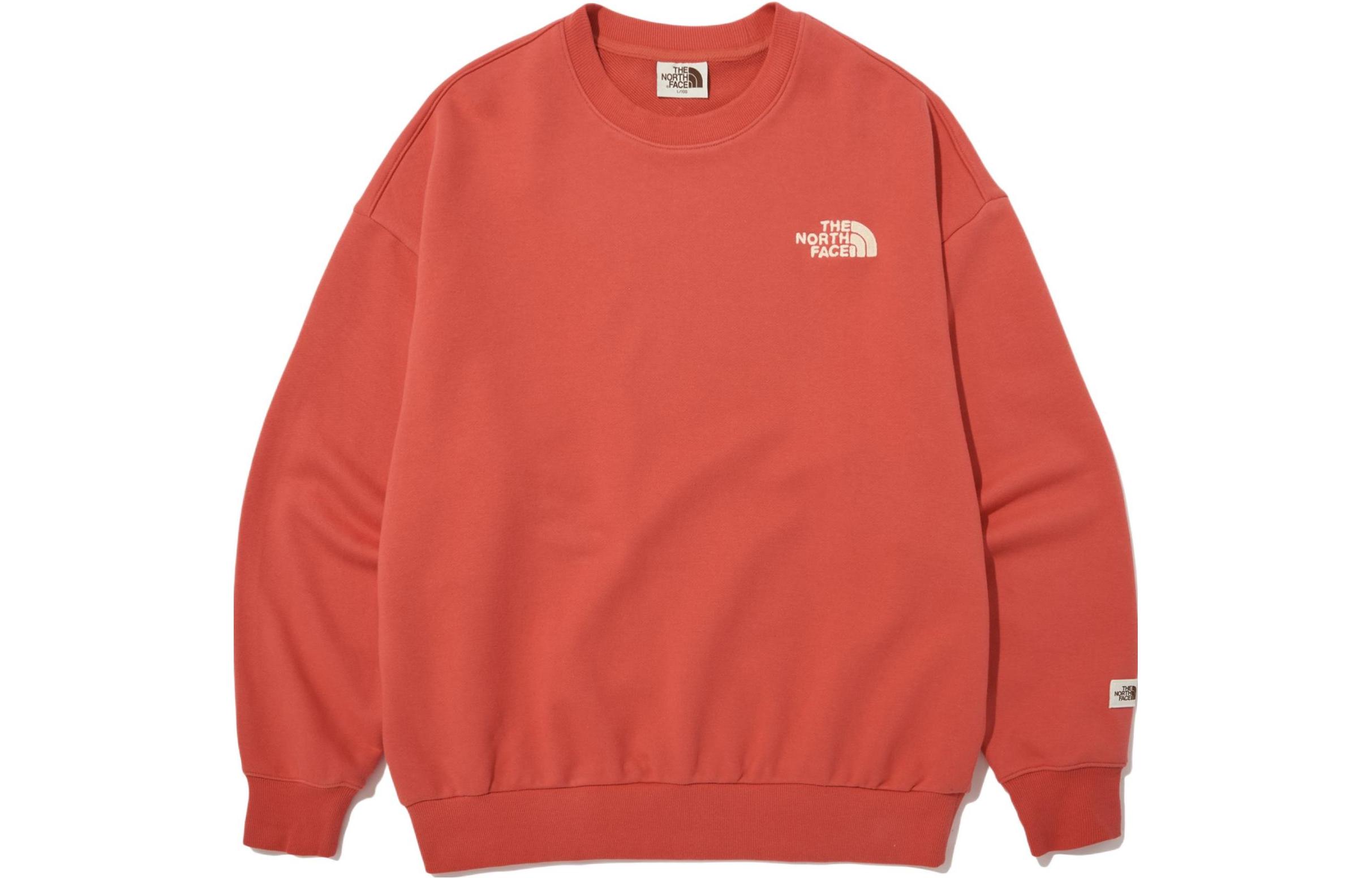 TNF Solid Logo Crewneck Sweatshirt Orange NM5MN50N