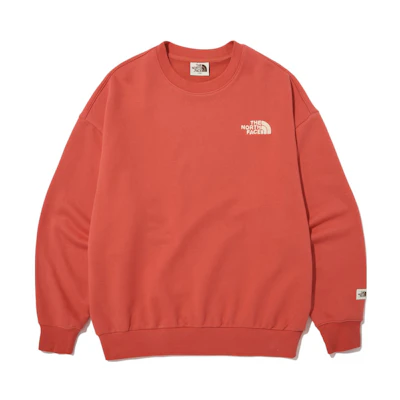 TNF Solid Logo Crewneck Sweatshirt Orange NM5MN50N