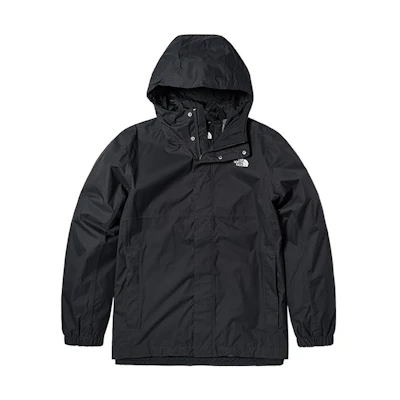 TNF Solid Logo Deep Gray Waterproof Windproof Hoodie Jacket NF0A86RK-0C5