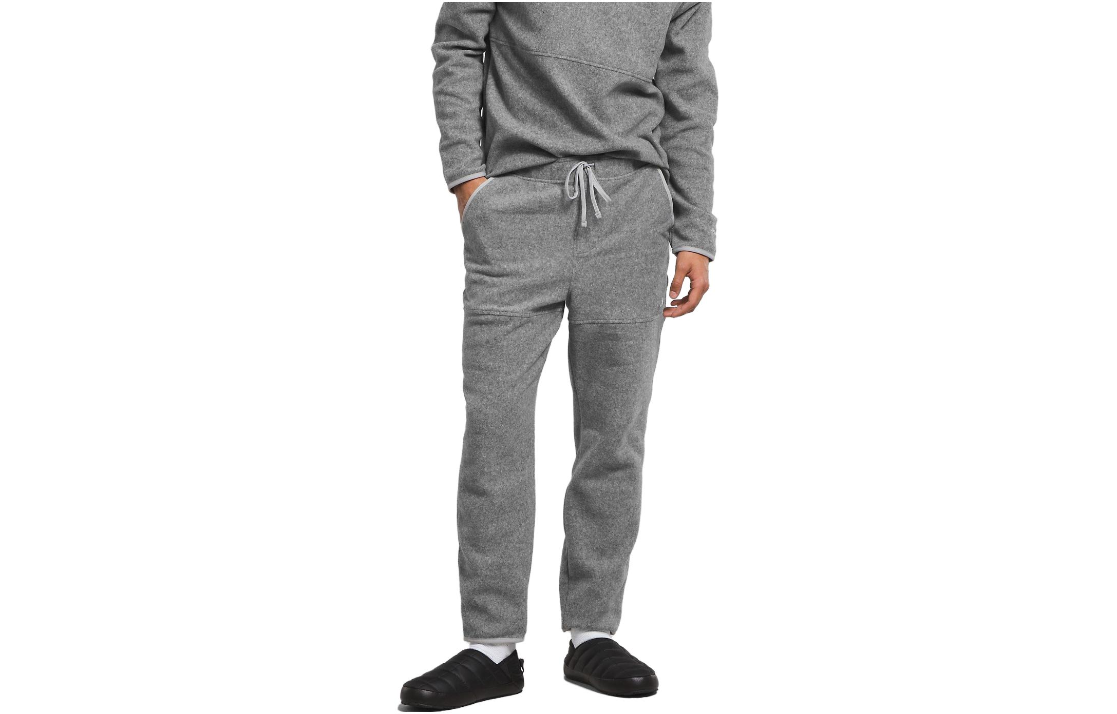 THE NORTH FACE Solid Logo Drawstring Casual Pants  Grey NF0A84HP-DYY