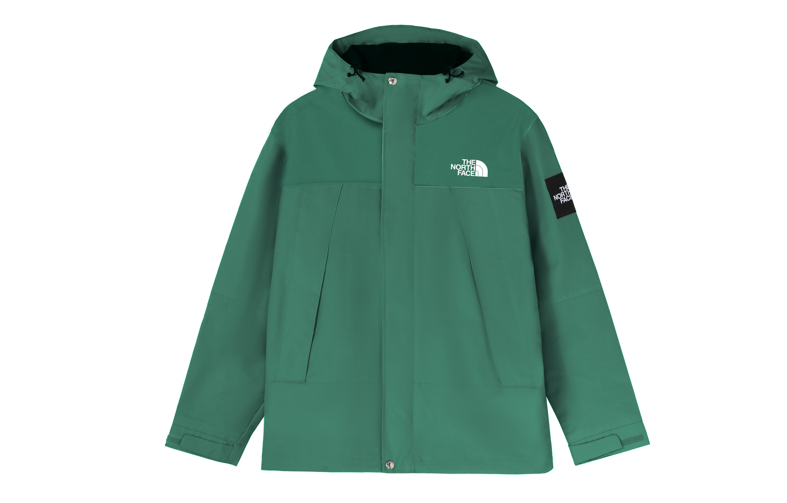 TNF Solid Logo DRYVENT Waterproof Windbreaker Jacket Unisex Green NI2HN07J