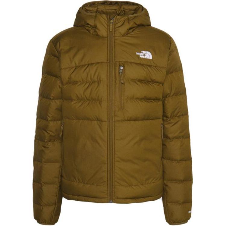 TNF Solid Logo Embroidered Down Hooded Jacket NF0A4R26-37U