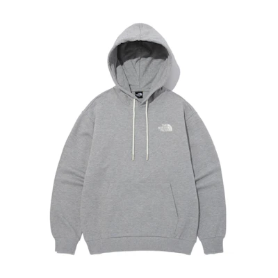 TNF Solid Logo Embroidered Hoodie - Dark Gray NM5PP40C