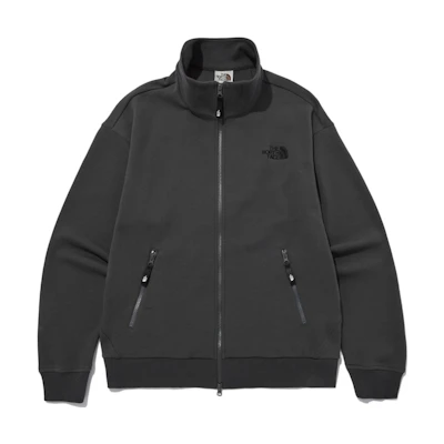 TNF Solid Logo Embroidered Stand Collar Jacket - Gray NJ5JN50K