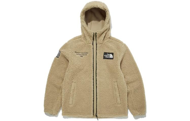 TNF Solid Logo Fleece Hoodie Jacket - Warm and Sporty NJ4FM61B