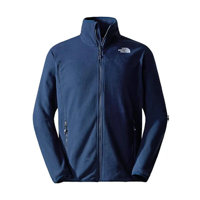 TNF Solid Logo Fleece Jacket in Navy Blue NF0A855X-8K2