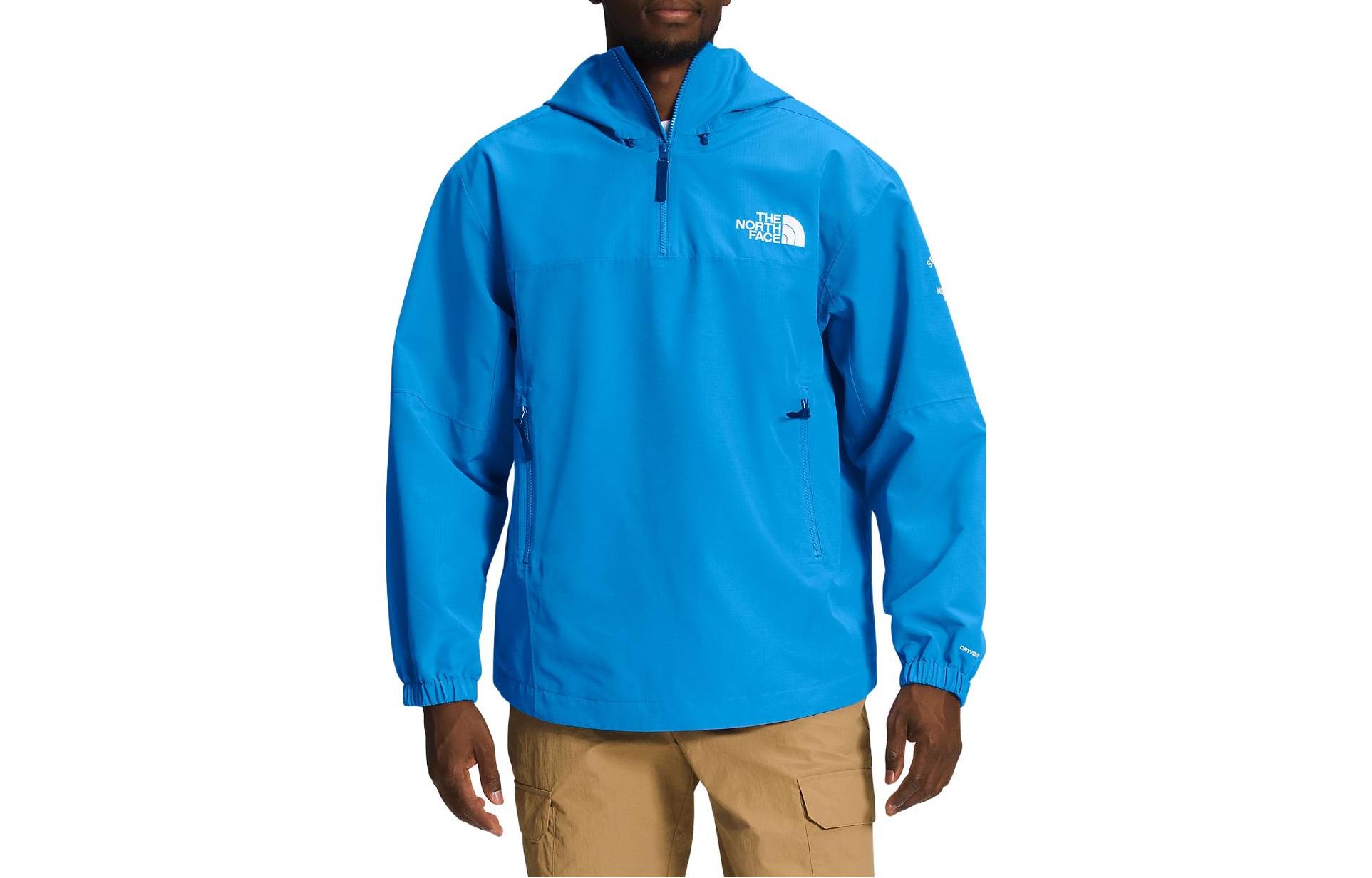 TNF Solid Logo Half-Zip Hoodie Jacket Blue NF0A7ZZ5-LV6